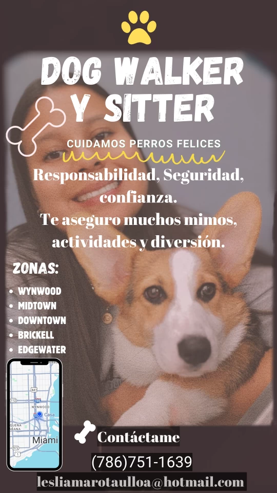 Image of Dog Walker y Sitter service in Miami, Florida, United States