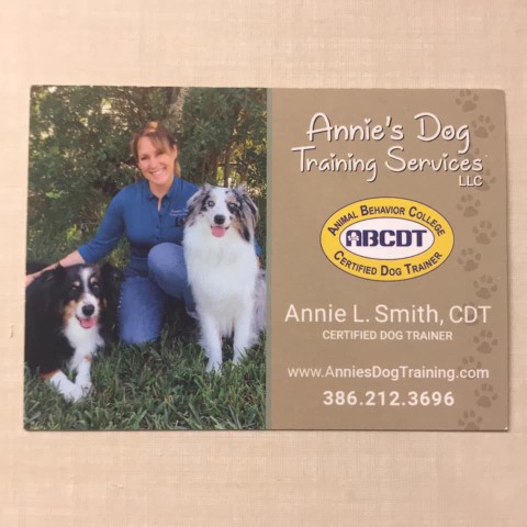 Image of Annie The Dog Trainer, CPDT service in Ormond Beach, Florida, United States Image of Annie The Dog Trainer, CPDT service in Ormond Beach, Florida, United States