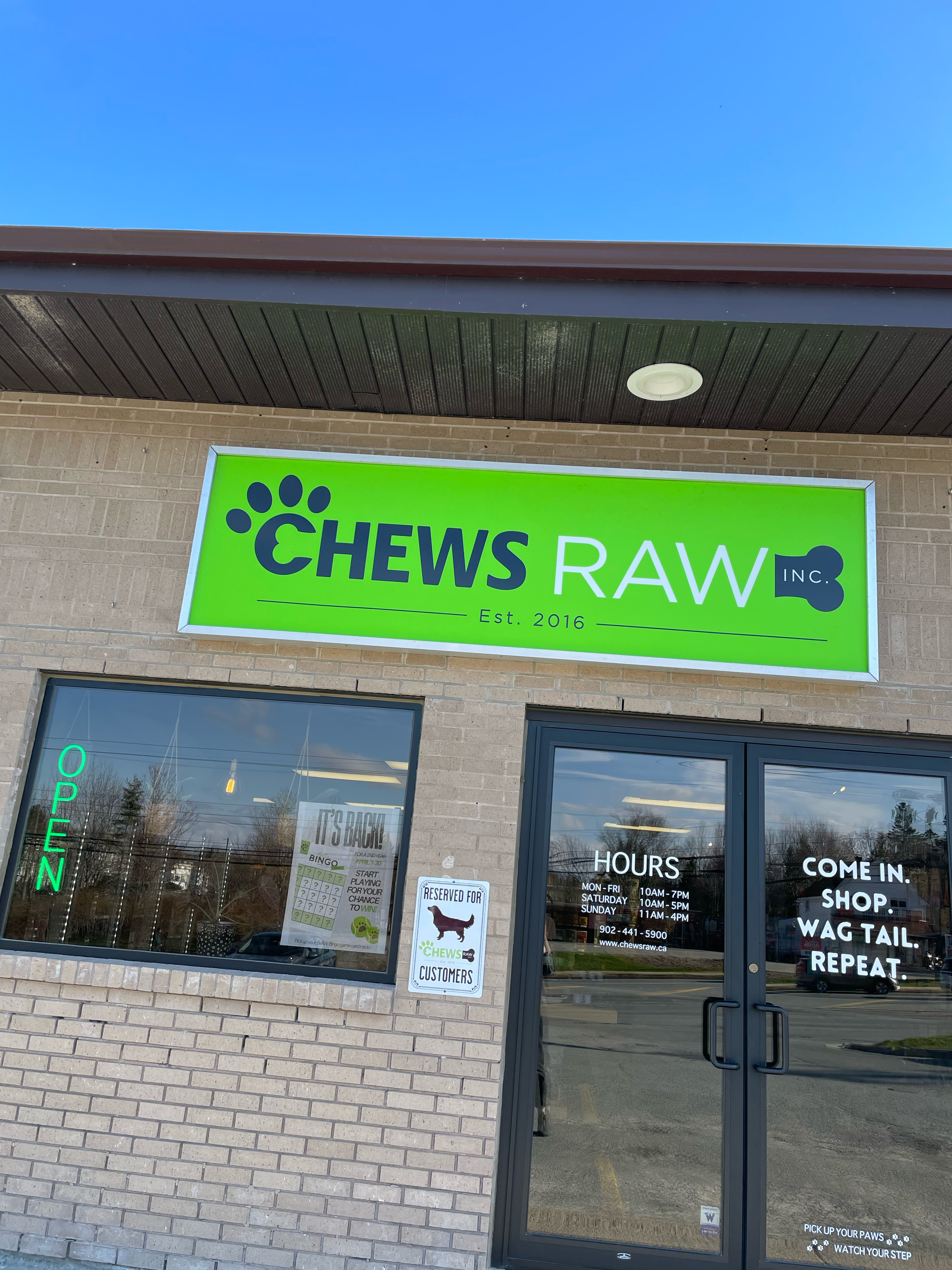 Image of CHEWS Raw Inc. service in Cole Harbour, Nova Scotia, Canada Image of CHEWS Raw Inc. service in Cole Harbour, Nova Scotia, Canada