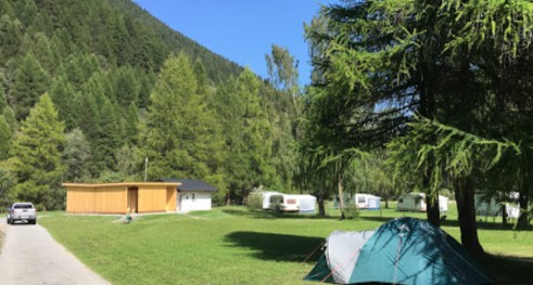Image of Camping Cul park in Zernez, Grisons, Switzerland Image of Camping Cul park in zernez, grisons, switzerland