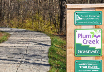 Image of Plum Creek Greenway Trail - Goodenow Road Access park in Crete, Illinois, United States Image of Plum Creek Greenway Trail - Goodenow Road Access park in crete, illinois, united-states