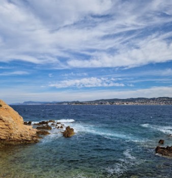Image of Pointe de la Cride park in Sanary-sur-Mer, Var, France Image of Pointe de la Cride park in sanary-sur-mer, var, france
