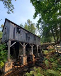 Image of Historic Mill Creek park in Mackinaw City, Michigan, United States Image of Historic Mill Creek park in mackinaw-city, michigan, united-states