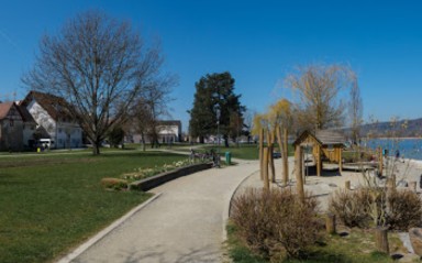Image of Uferpark Bodman park in Bodman, Baden-Wurttemberg, Germany Image of Uferpark Bodman park in bodman, baden-wurttemberg, germany