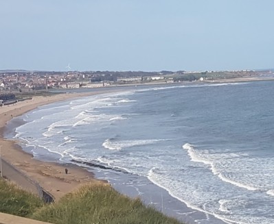 Image of Spittal Beach park in Berwick-upon-Tweed, England, United Kingdom Image of Spittal Beach park in berwick-upon-tweed, england, united-kingdom