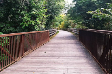 Image of Cochituate Brook Reservation Trail park in Framingham, Massachusetts, United States Image of Cochituate Brook Reservation Trail park in framingham, massachusetts, united-states
