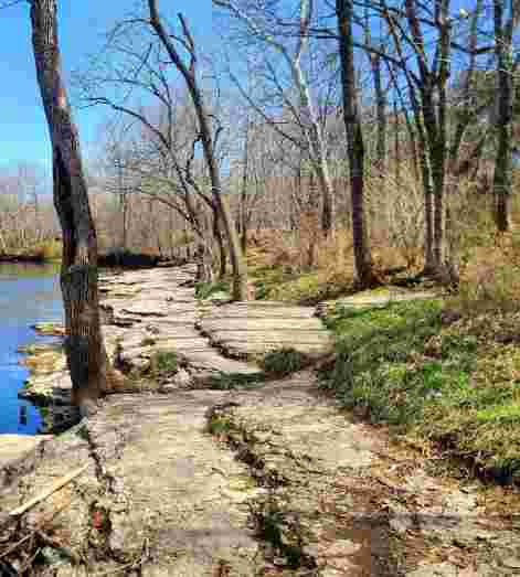 Image of Delaware Town Access park in Nixa, Missouri, United States Image of Delaware Town Access park in nixa, missouri, united-states