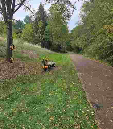 Image of County Line Trail park in Rittman, Ohio, United States Image of County Line Trail park in rittman, ohio, united-states