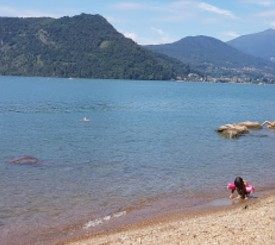 Image of Parco Figino park in Lugano, Ticino, Switzerland Image of Parco Figino park in lugano, ticino, switzerland