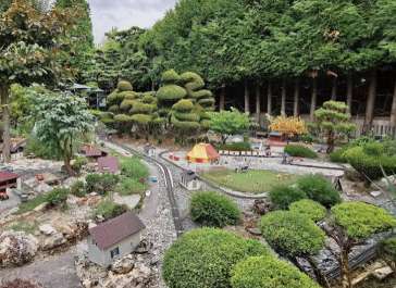 Image of Le Jardin Ferroviaire & Musical park in Chatte, Auvergne-Rhône-Alpes, France Image of Le Jardin Ferroviaire & Musical park in chatte, auvergne-rhone-alpes, france