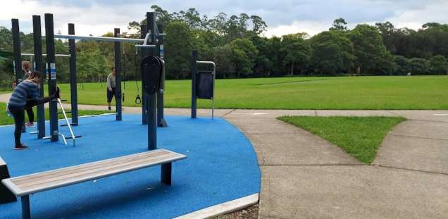 Image of Cowell's Lane Reserve park in Ermington, New South Wales, Australia Image of Cowell's Lane Reserve park in ermington, new-south-wales, australia