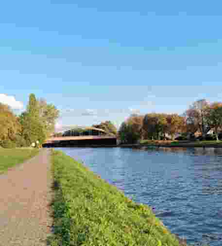 Image of Campingplatz "Am Hahler Hafen" park in Minden, Nordrhein-Westfalen, Germany Image of Campingplatz "Am Hahler Hafen" park in minden, nordrhein-westfalen, germany