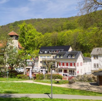 Image of Kurpark Schlangenbad park in Schlangenbad, Hessen, Germany Image of Kurpark Schlangenbad park in schlangenbad, hessen, germany