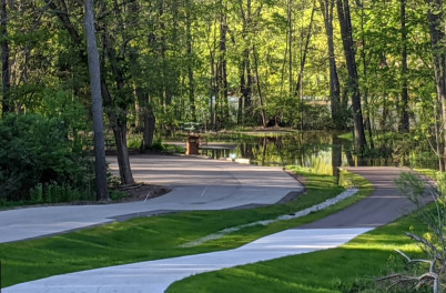 Image of Delta Mills Park Kayak Launch park in Lansing, Illinois, United States Image of Delta Mills Park Kayak Launch park in lansing, illinois, united-states