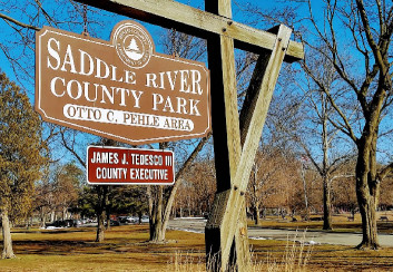 Image of Saddle River Park - Dunkerhook Area park in Paramus, New Jersey, United States Image of Saddle River Park - Dunkerhook Area park in paramus, new-jersey, united-states