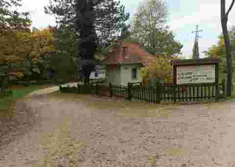Image of Országos Kékkör pecsételőhely és információs tábla park in Balatoncsicsó, Central Transdanubia, Hungary Image of Országos Kékkör pecsételőhely és információs tábla park in balatoncsicso, central-transdanubia, hungary