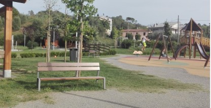 Image of Parco Pubblico Via Landini park in Borgo a Buggiano, Tuscany, Italy Image of Parco Pubblico Via Landini park in borgo-a-buggiano, tuscany, italy