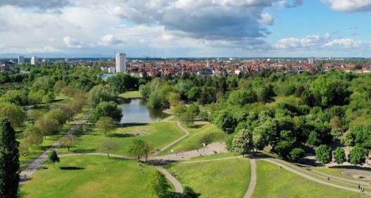 Image of Günther-Klotz-Anlage park in Karlsruhe, Baden-Wurttemberg, Germany Image of Günther-Klotz-Anlage park in karlsruhe, baden-wurttemberg, germany