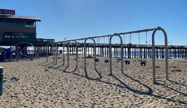 Image of Ventura Promenade Beach Playground park in Ventura, California, United States Image of Ventura Promenade Beach Playground park in ventura, california, united-states
