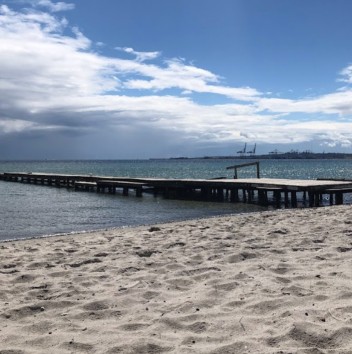 Image of Bellevue Strand park in Aarhus, Arhus, Denmark Image of Bellevue Strand park in aarhus, arhus, denmark
