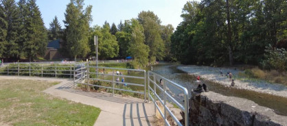 Image of Cedar River Trailhead park in Renton, Washington, United States Image of Cedar River Trailhead park in renton, washington, united-states