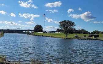 Image of Tennessee River Greenway park in Huntsville, Alabama, United States Image of Tennessee River Greenway park in huntsville, alabama, united-states