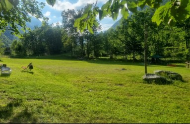 Image of Camping park in volpiano, piemonte, italy