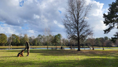 Image of Burroughs Park Pavilion park in Tomball, Texas, United States Image of Burroughs Park Pavilion park in tomball, texas, united-states