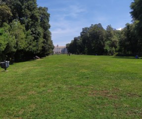 Image of Villa Comunale di Portici park in Portici, Campania, Italy Image of Villa Comunale di Portici park in portici, campania, italy