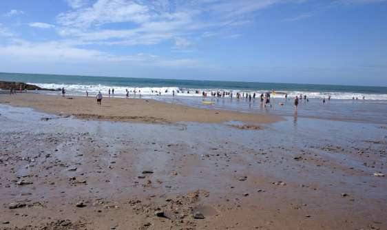 Image of Llangrannog Beach park in Llangrannog, Wales, United Kingdom Image of Llangrannog Beach park in llangrannog, wales, united-kingdom