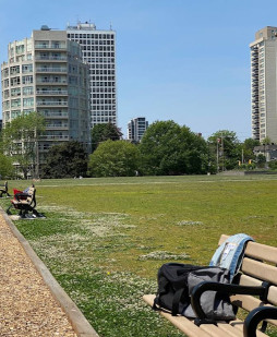 Image of Sir Winston Churchill Park park in Toronto, Ontario, Canada Image of Sir Winston Churchill Park park in toronto, ontario, canada