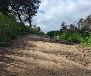 Image of Cherry Canyon MTB Trail Start Point-Gate park in La Canada Flintridge, California, United States Image of Cherry Canyon MTB Trail Start Point-Gate park in la-canada-flintridge, california, united-states