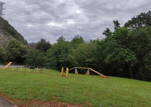 Image of Parque canino entrambasaguas park in El Bosque, Cantabria, Spain Image of Parque canino entrambasaguas park in el-bosque, cantabria, spain