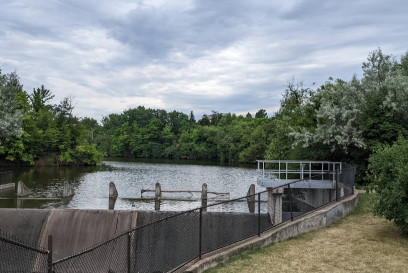 Image of Lake Wabukayne Park park in Mississauga, Ontario, Canada Image of Lake Wabukayne Park park in mississauga, ontario, canada