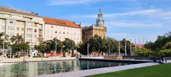 Image of Erzsébet tér park in Budapest, Budapest, Hungary Image of Erzsébet tér park in budapest, budapest, hungary