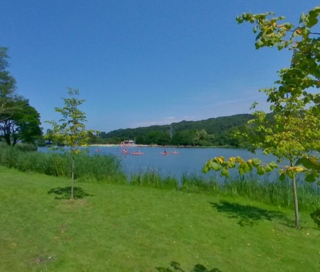 Image of Lac de Caniel park in Vittefleur, Normandy, France Image of Lac de Caniel park in vittefleur, normandy, france