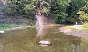 Image of Buttermilk Falls park in Fairview, California, United States Image of Buttermilk Falls park in fairview, california, united-states