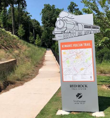 Image of Vulcan Walking Trail park in Birmingham, Alabama, United States Image of Vulcan Walking Trail park in birmingham, alabama, united-states