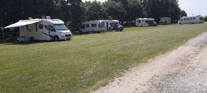 Image of aire de camping car park in Miniac-Morvan, Brittany, France Image of aire de camping car park in miniac-morvan, brittany, france
