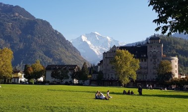 Image of Höhematte Park park in Interlaken, Bern, Switzerland Image of Höhematte Park park in interlaken, bern, switzerland