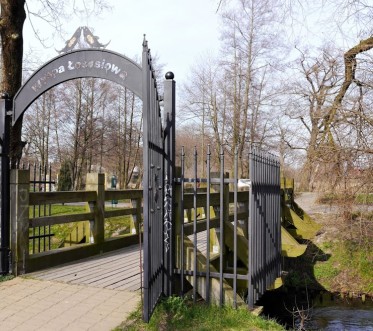 Image of Wyspa Łososiowa park in Darłowo, West Pomeranian Voivodeship, Poland Image of Wyspa Łososiowa park in darlowo, west-pomeranian-voivodeship, poland
