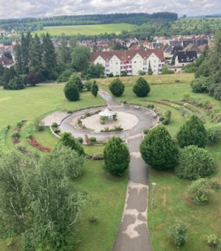 Image of Rosengarten park in Villingen-Schwenningen, Baden-Wurttemberg, Germany Image of Rosengarten park in villingen-schwenningen, baden-wurttemberg, germany