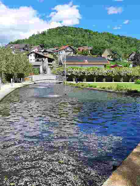 Image of Schlossgarten Obernzell park in Obernzell, Bavaria, Germany Image of Schlossgarten Obernzell park in obernzell, bavaria, germany