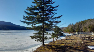 Image of Étang aux Cerises, View Point park in Orford, Quebec, Canada Image of Étang aux Cerises, View Point park in orford, quebec, canada