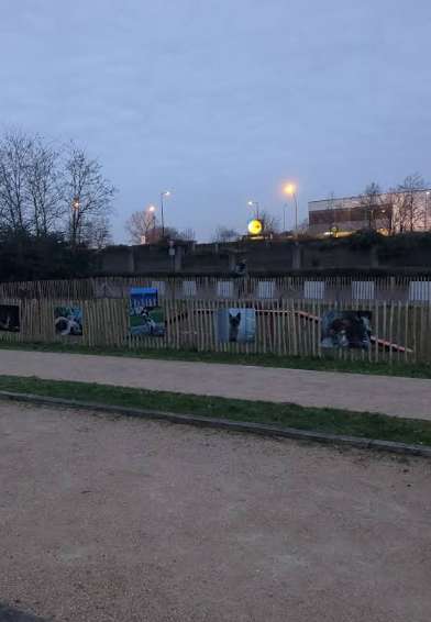 Image of Parc canin du quartier du Levant park in Fontenay-le-Fleury, Yvelines, France Image of Parc canin du quartier du Levant park in fontenay-le-fleury, yvelines, france