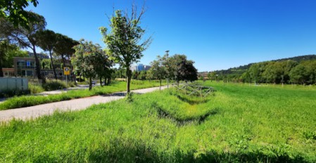 Image of Parco Chico Mendez park in Perugia, Umbria, Italy Image of Parco Chico Mendez park in perugia, umbria, italy