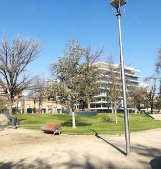 Image of Plaza Raúl Deves park in Santiago, Metropolitana, Chile Image of Plaza Raúl Deves park in santiago, metropolitana, chile