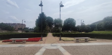 Image of Parco San Valentino park in Leini, Piemonte, Italy Image of Parco San Valentino park in leini, piemonte, italy