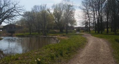 Image of Sawyer Creek Nature Trail And Oak Savanah Forest park in Oshkosh, Wisconsin, United States Image of Sawyer Creek Nature Trail And Oak Savanah Forest park in oshkosh, wisconsin, united-states