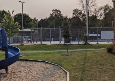 Image of Ovide Park park in Pointe-Claire, Quebec, Canada Image of Ovide Park park in pointe-claire, quebec, canada